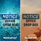 Signmission Office Drop Box, 5 in W x Rectangle, Vinyl Decal OS-2PACK-NS-D-35-L-16935 - alternate 6